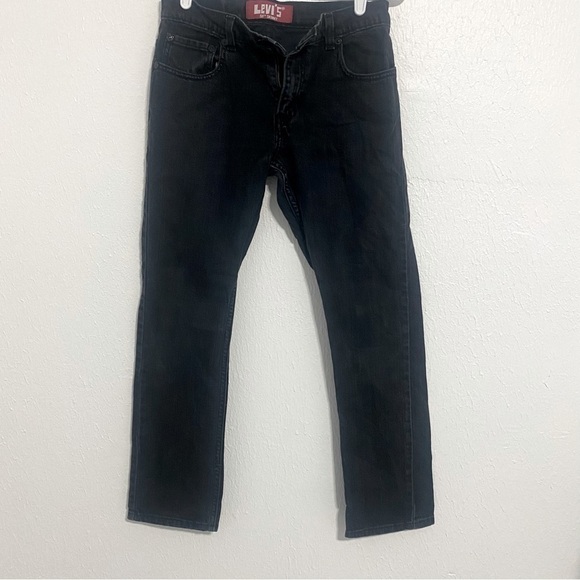 Levis Vintage Red Tab 511 Black Skinny Jean 27x27 14 Regular - Picture 3 of 11